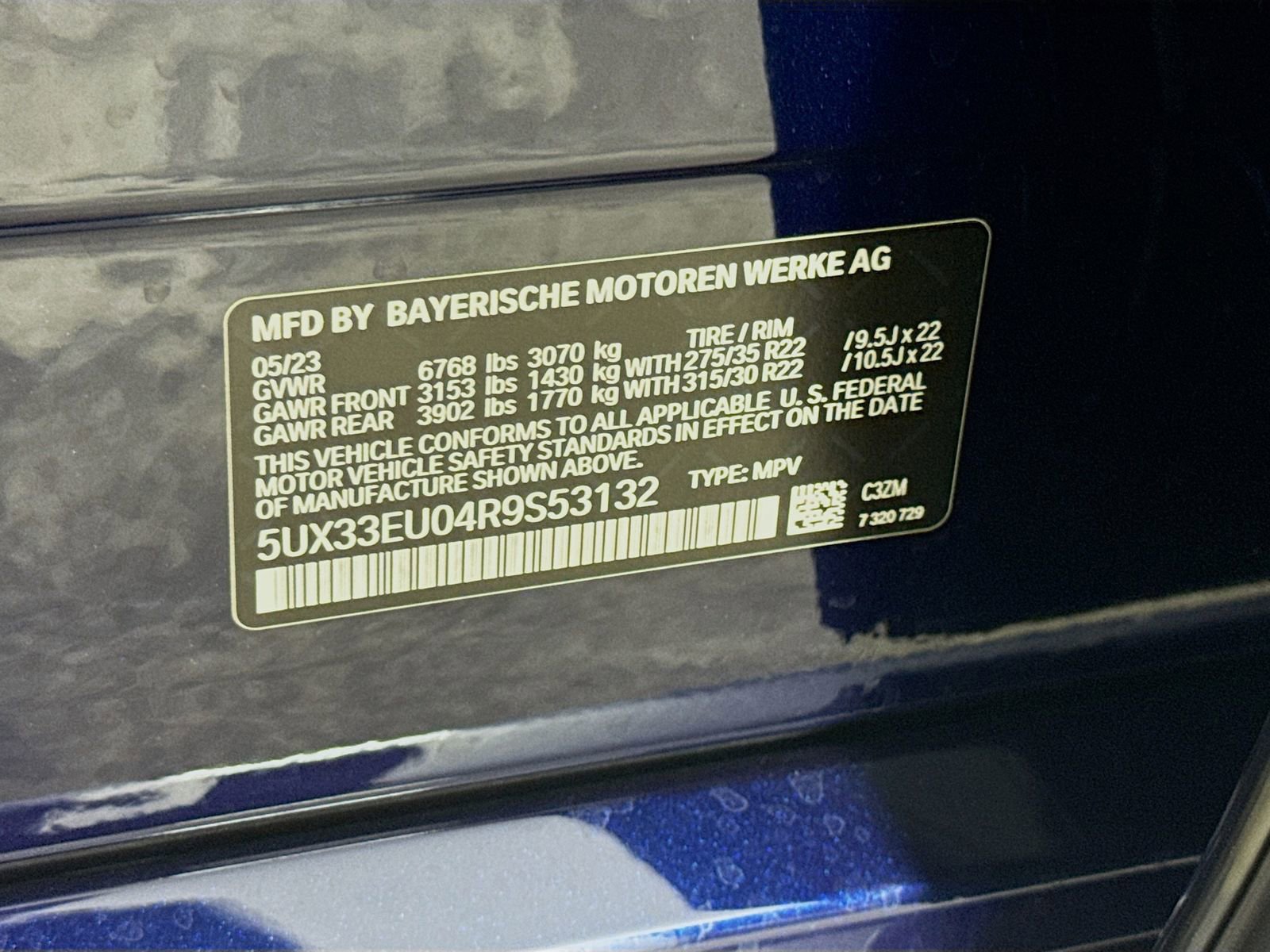Certified 2024 BMW X5 M60i AWD/4WD image 34