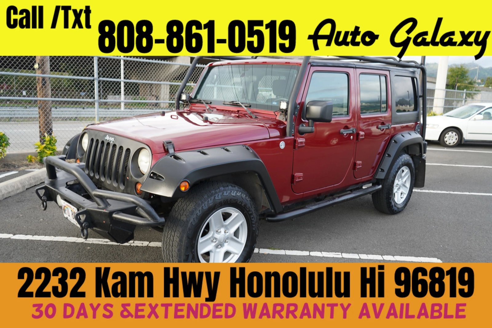 Used 2012 Jeep Wrangler Unlimited Sport AWD/4WD image 1