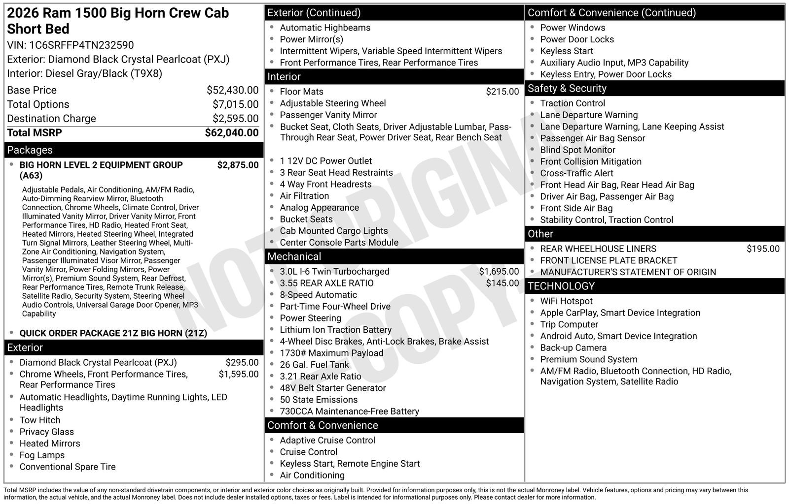 New 2026 RAM 1500 Big Horn image 26