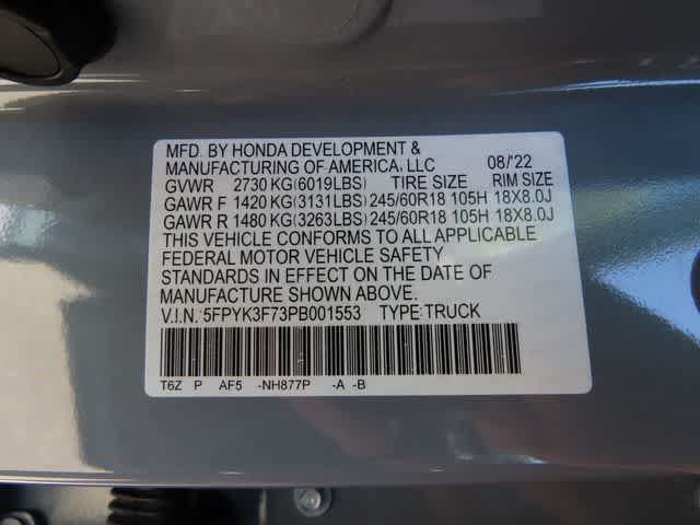Certified 2023 Honda Ridgeline RTL-E image 33