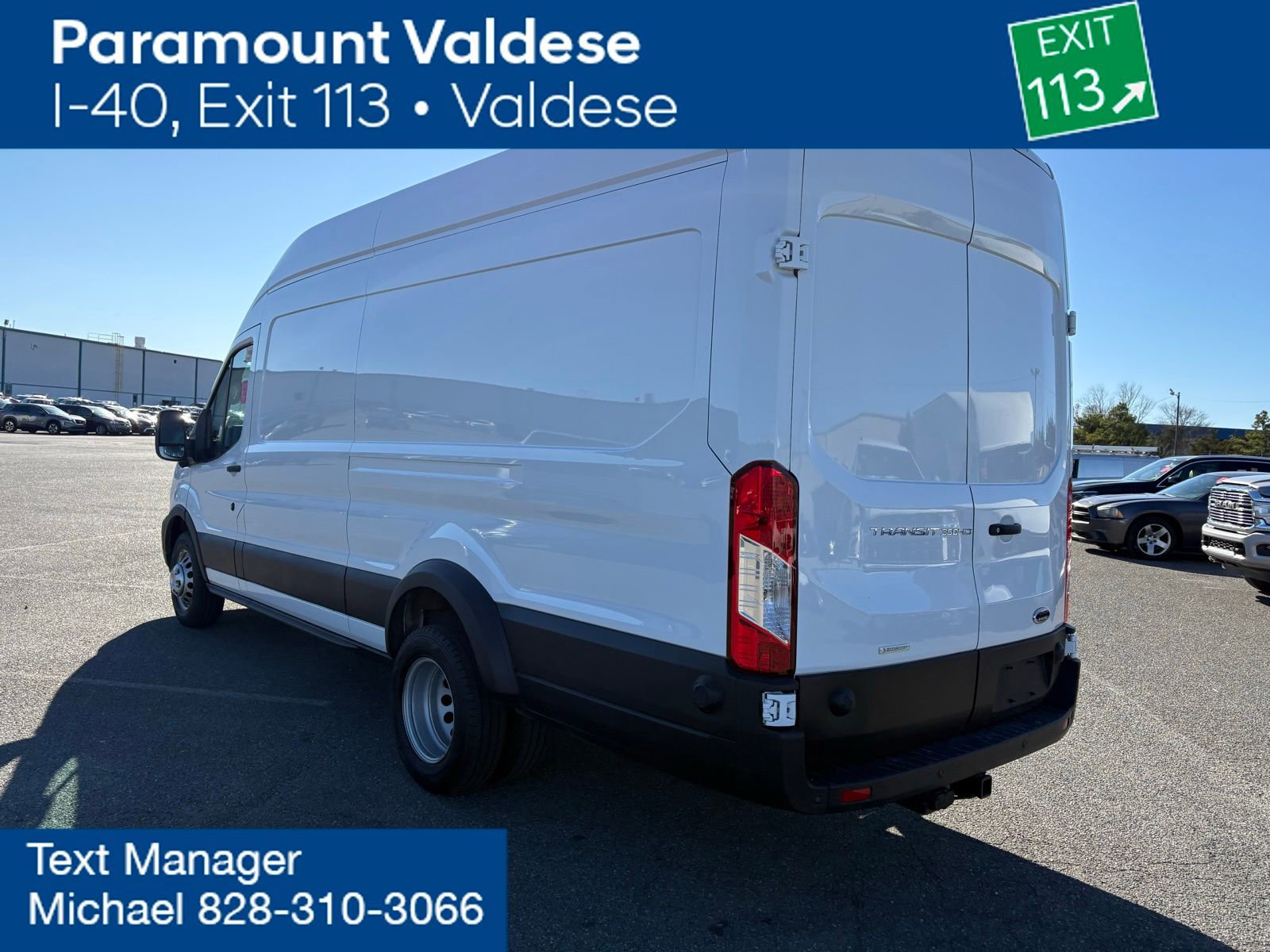Used 2025 Ford Transit 350 148 High Roof Extended DRW w/ Load Area Protection Package image 6