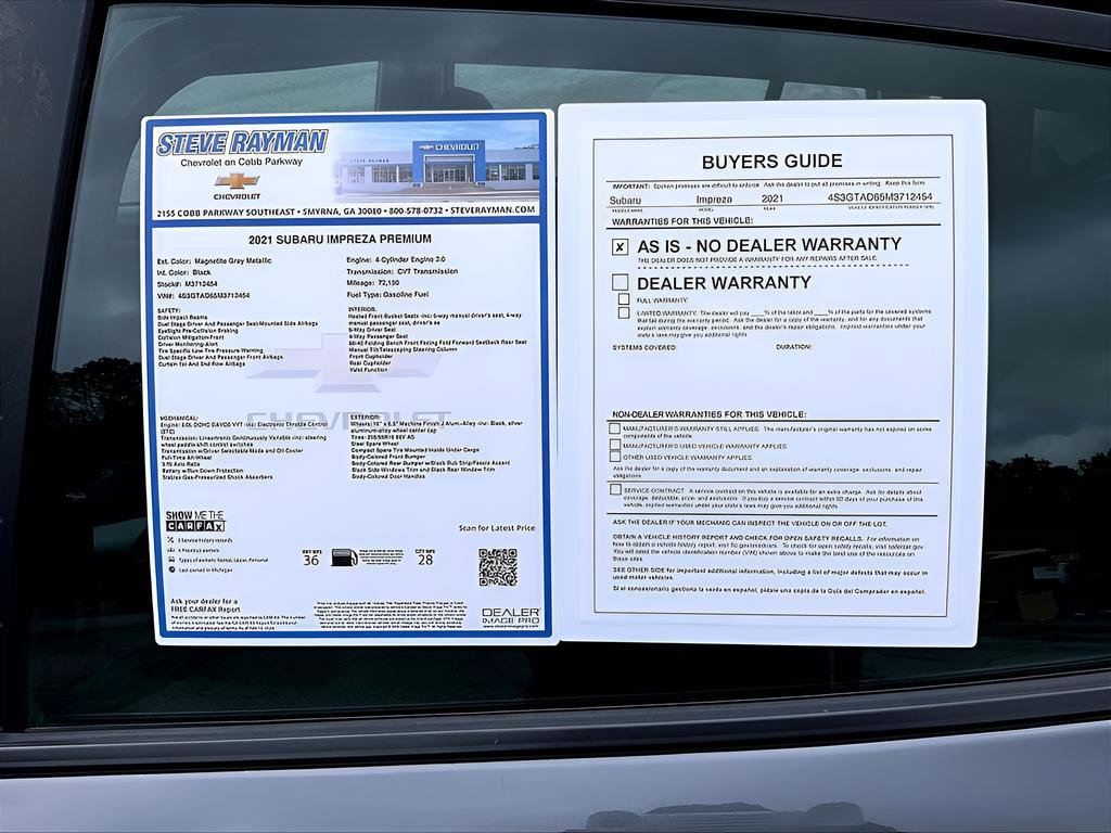 Used 2021 Subaru Impreza Premium image 26