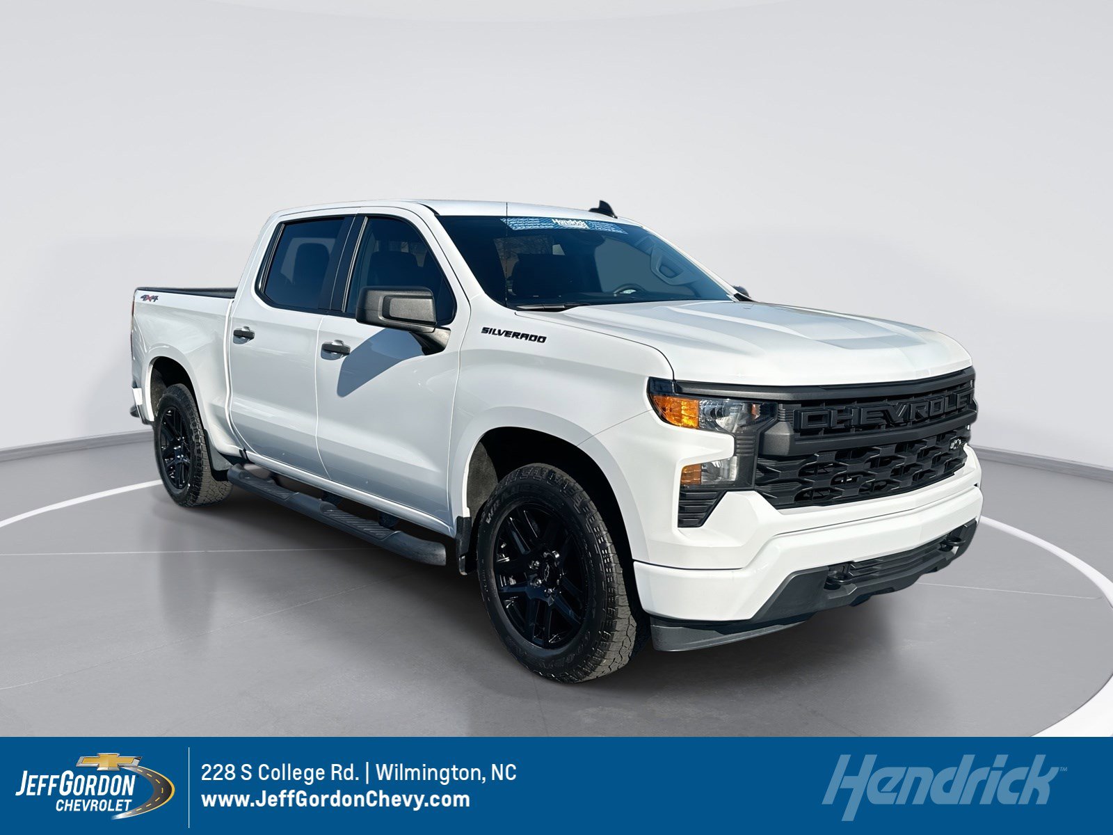 Certified 2024 Chevrolet Silverado 1500 Custom w/ Turbomax Blackout Package image 1