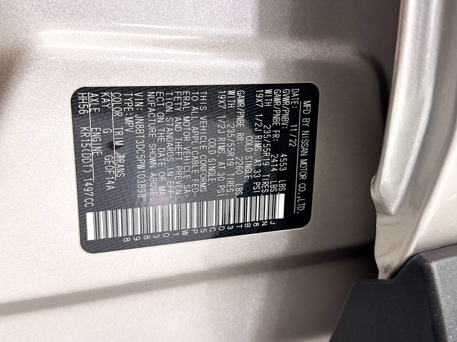 Used 2023 Nissan Rogue Platinum w/ Platinum Premium Package image 39