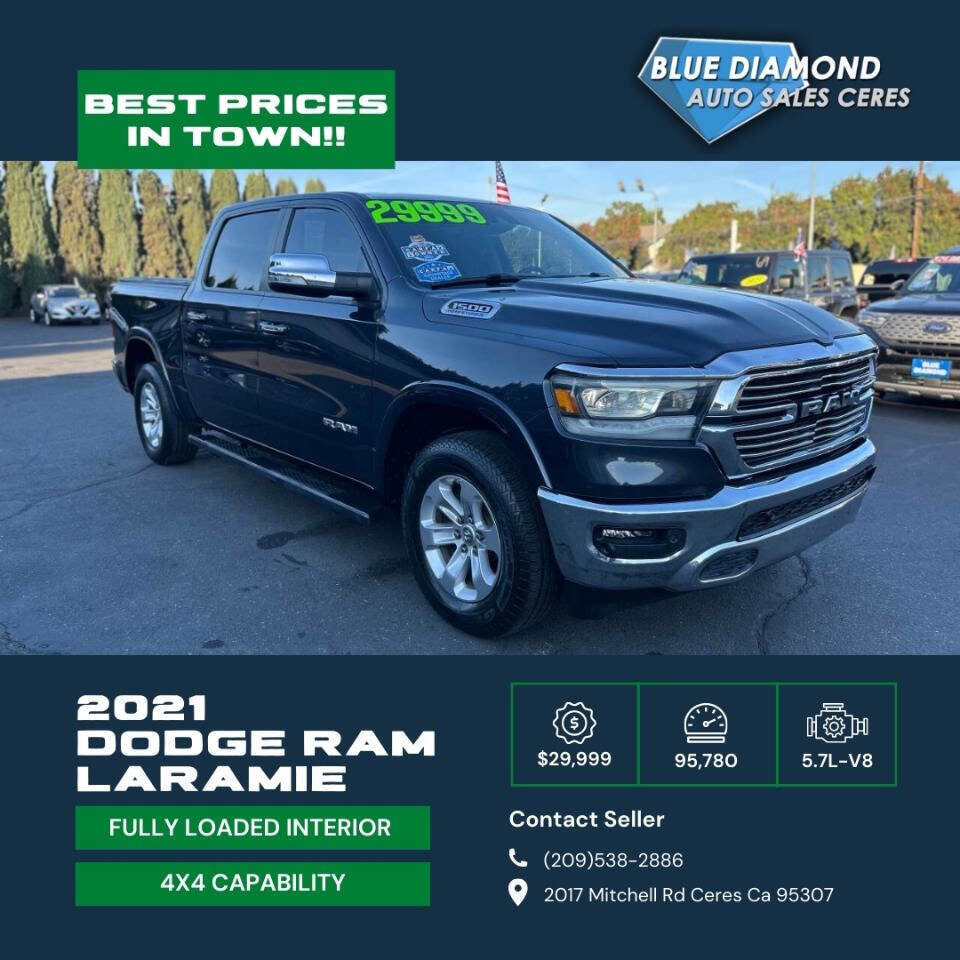 Used 2021 RAM 1500 Laramie image 1