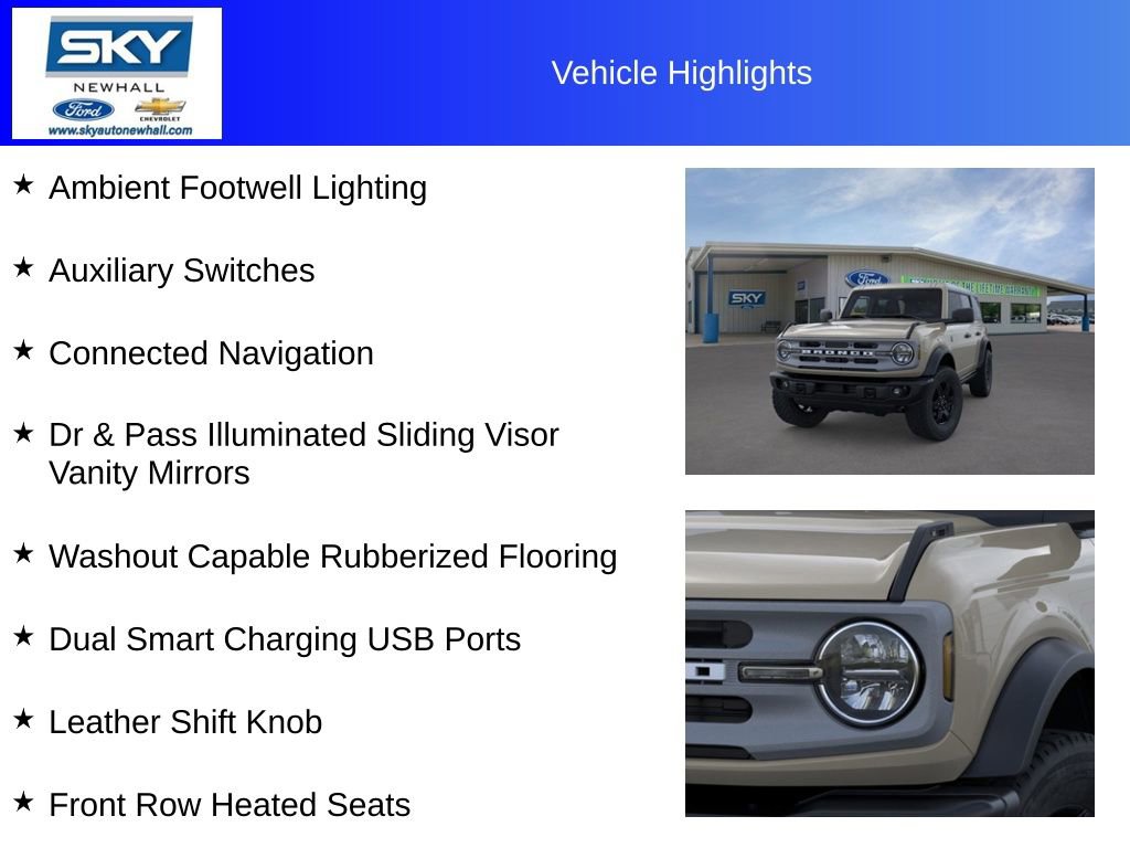 New 2025 Ford Bronco Big Bend w/ Black Diamond Package image 32