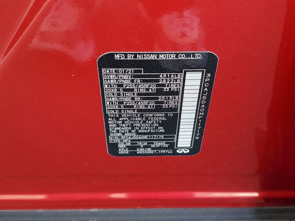 Used 2021 INFINITI QX50 Autograph image 32