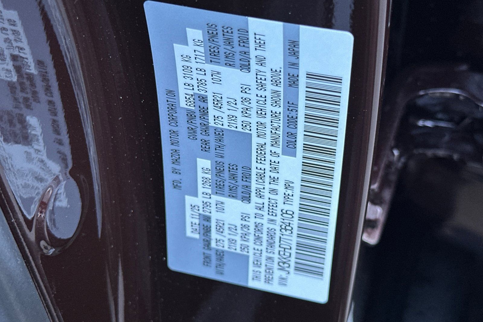 New 2026 MAZDA CX-90 3.3 Turbo w/ Premium Plus Pkg image 34