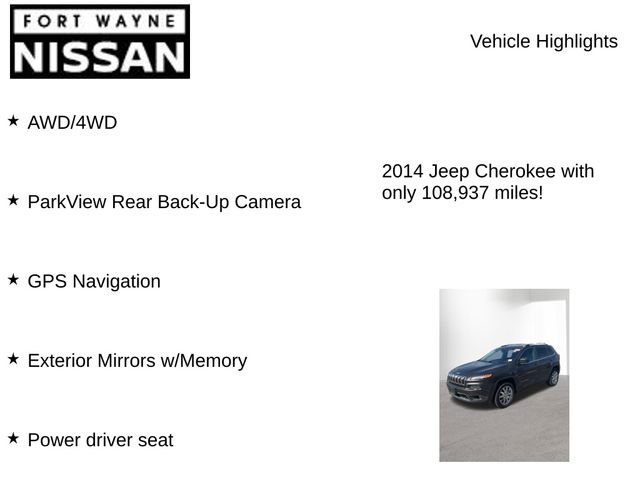 Used 2014 Jeep Cherokee Limited w/ Luxury Group image 8