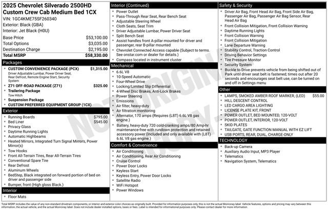 Used 2025 Chevrolet Silverado 2500 Custom w/ Custom Convenience Package image 24