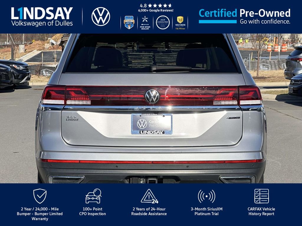 Certified 2025 Volkswagen Atlas SEL image 6