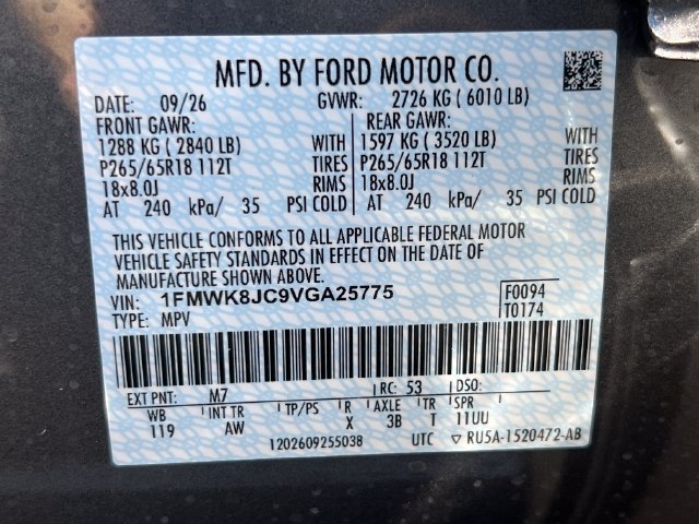 New 2027 Ford Explorer Tremor AWD/4WD image 21