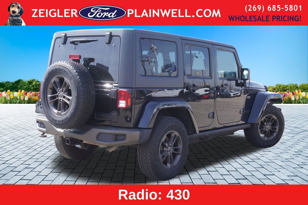 Used 2016 Jeep Wrangler Unlimited Sahara AWD/4WD image 6