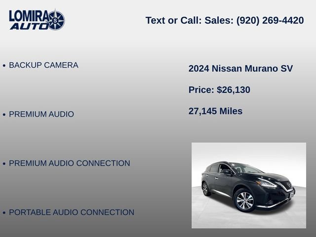 Used 2024 Nissan Murano SV AWD/4WD image 14