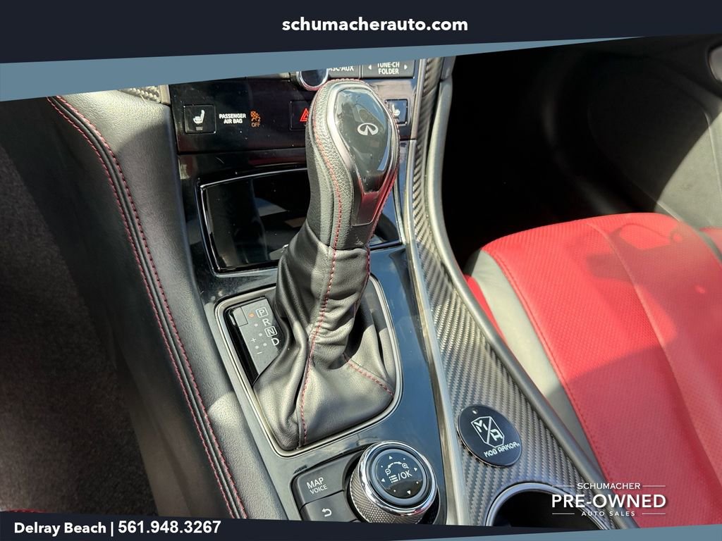 Used 2021 INFINITI Q60 Red Sport 400 w/ Carbon Fiber Package RWD image 25
