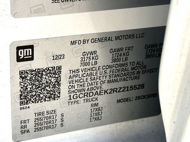 Used 2024 Chevrolet Silverado 1500 W/T w/ WT Value Package image 31