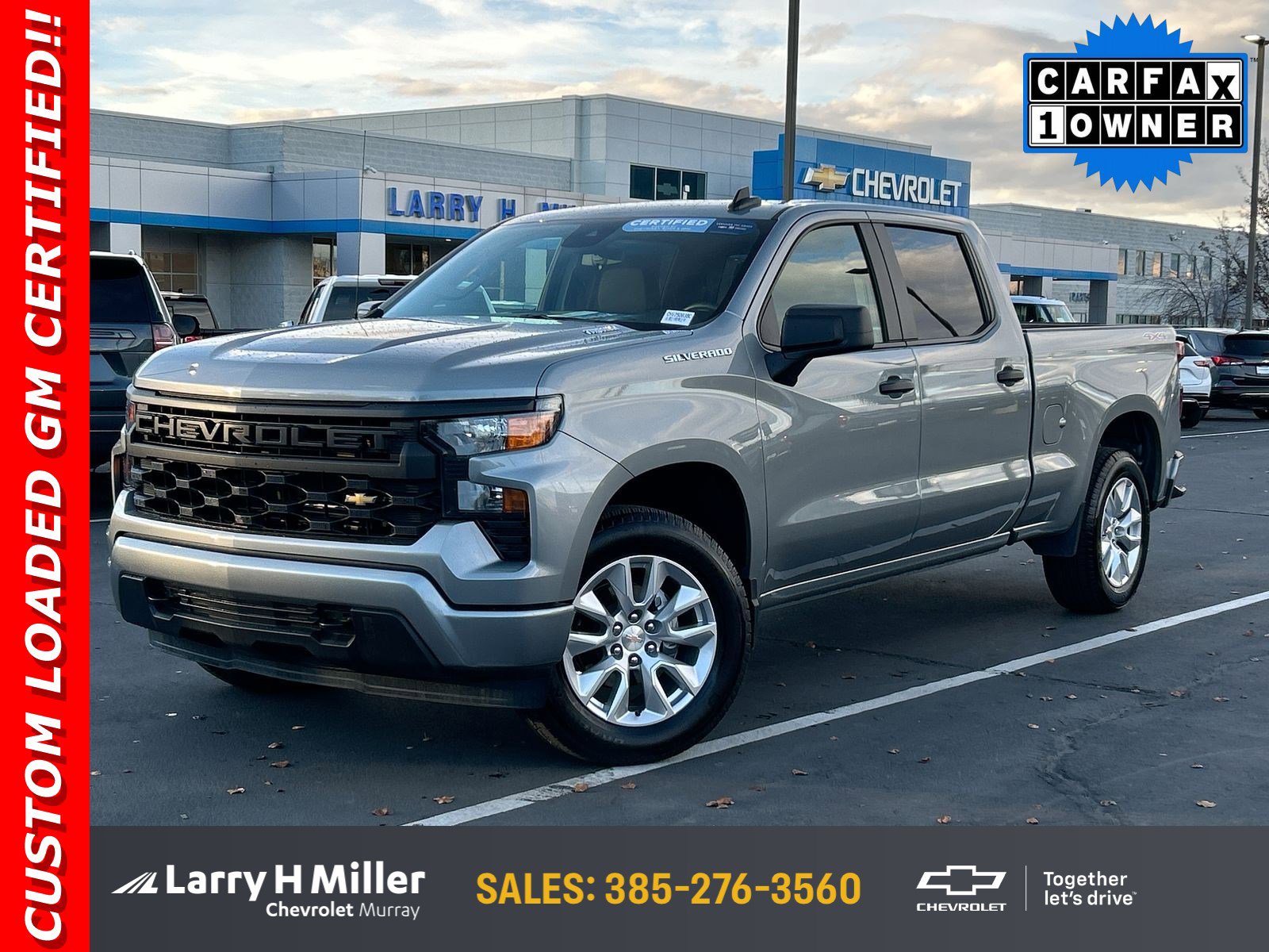 Certified 2025 Chevrolet Silverado 1500 Custom