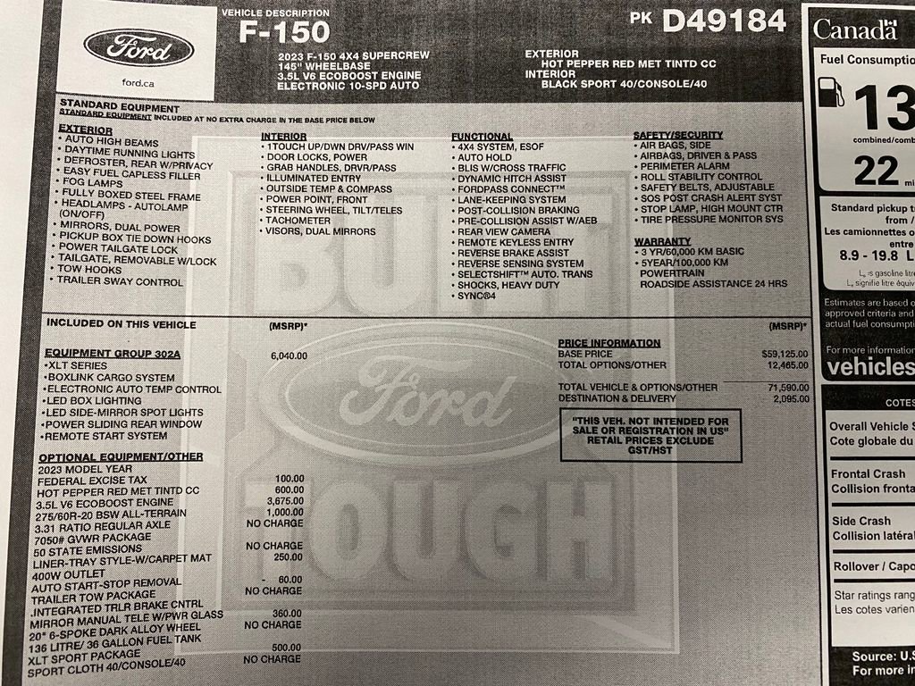 Used 2023 Ford F150 XLT AWD/4WD image 35