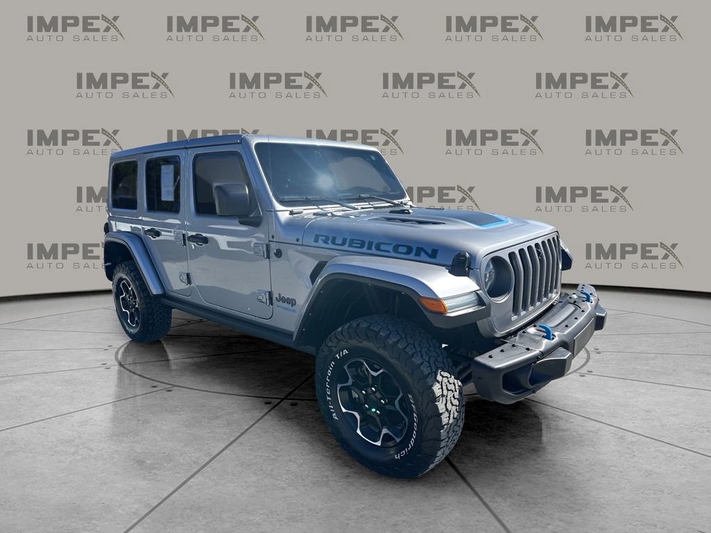 Used 2021 Jeep Wrangler Unlimited Rubicon 4xe w/ Steel Bumper Group image 7