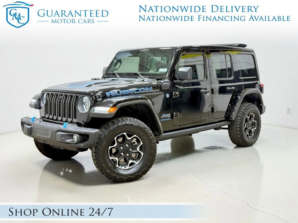 Used 2023 Jeep Wrangler Unlimited Rubicon 4xe w/ Steel Bumper Group AWD/4WD image 1