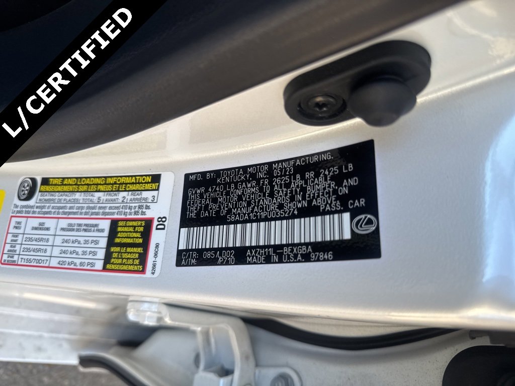 Used 2023 Lexus ES 300h w/ Premium Package image 16