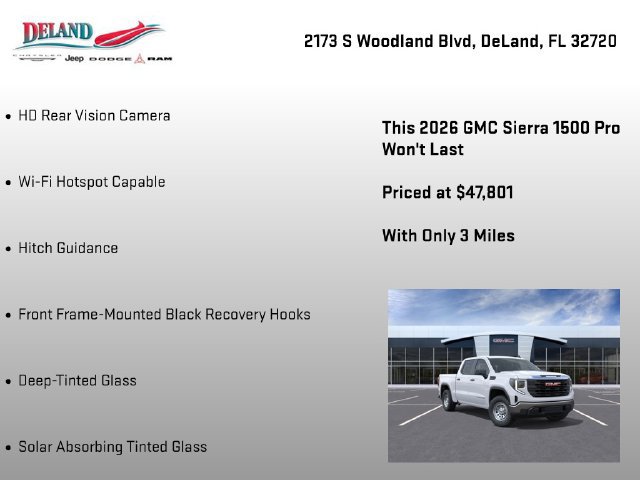 New 2026 GMC Sierra 1500 Pro w/ Pro Value Package AWD/4WD image 36