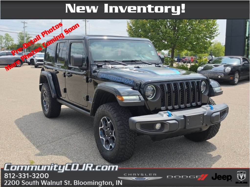 Used 2023 Jeep Wrangler Unlimited Rubicon 4xe w/ Cold Weather Group AWD/4WD image 1