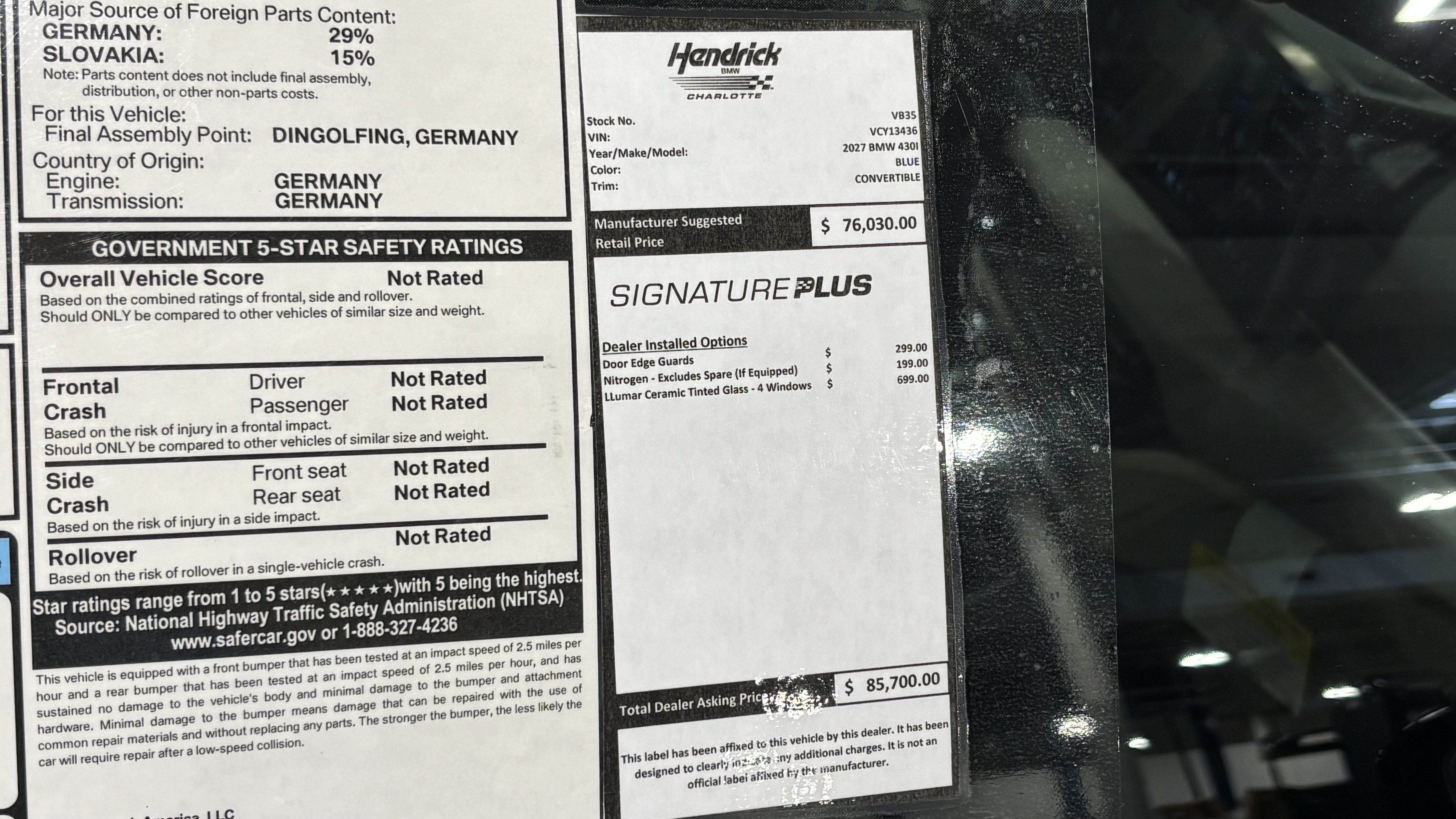 New 2027 BMW 430i Convertible w/ M Sport Package RWD image 31