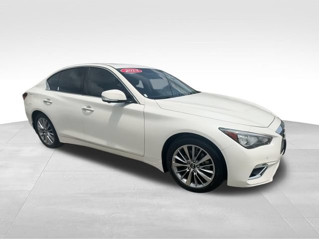 Used 2023 INFINITI Q50 Luxe w/ Cargo Package AWD/4WD video 2