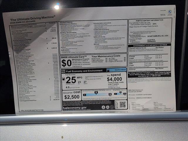 New 2026 BMW X5 xDrive40i image 18