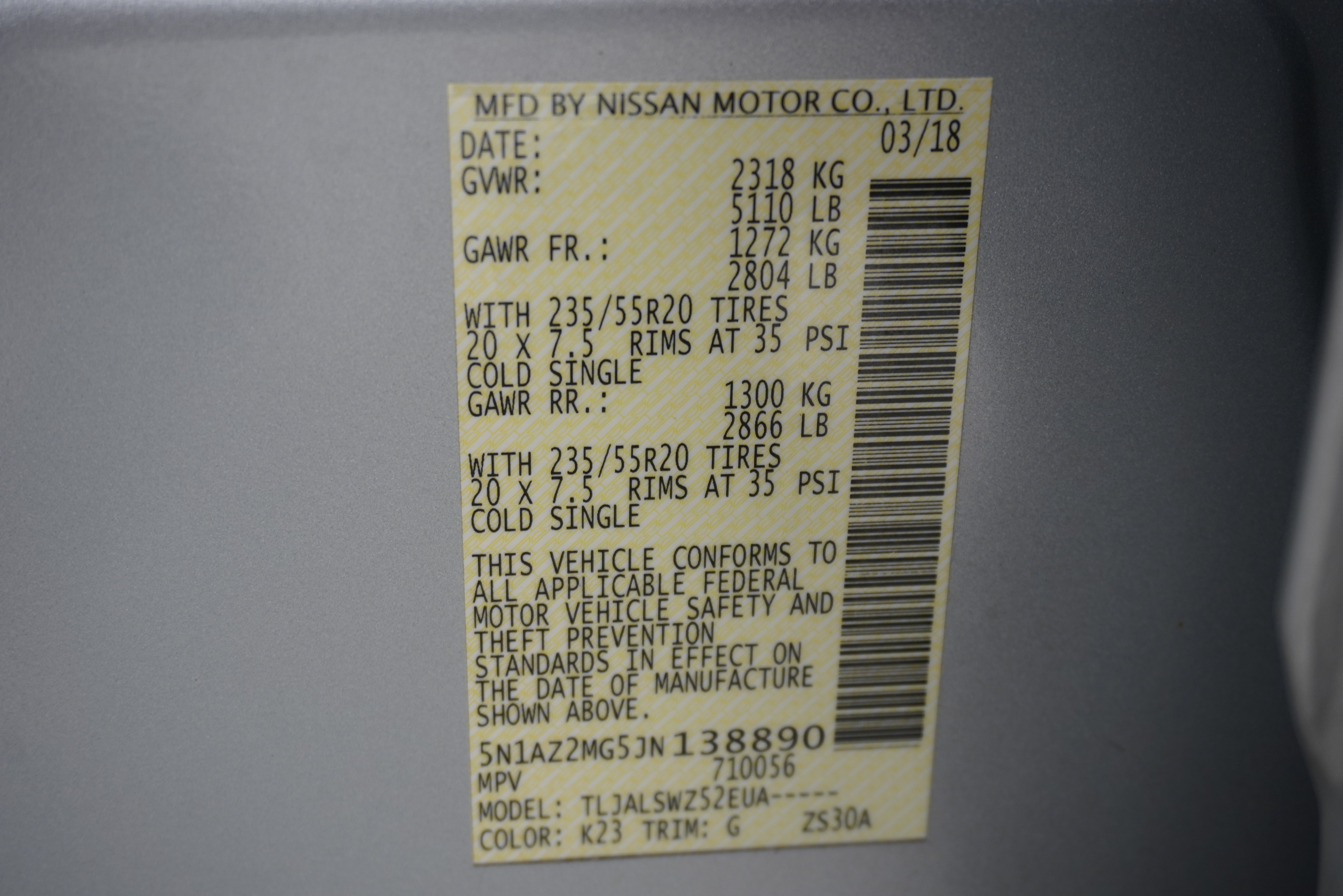 Used 2018 Nissan Murano Platinum FWD image 37