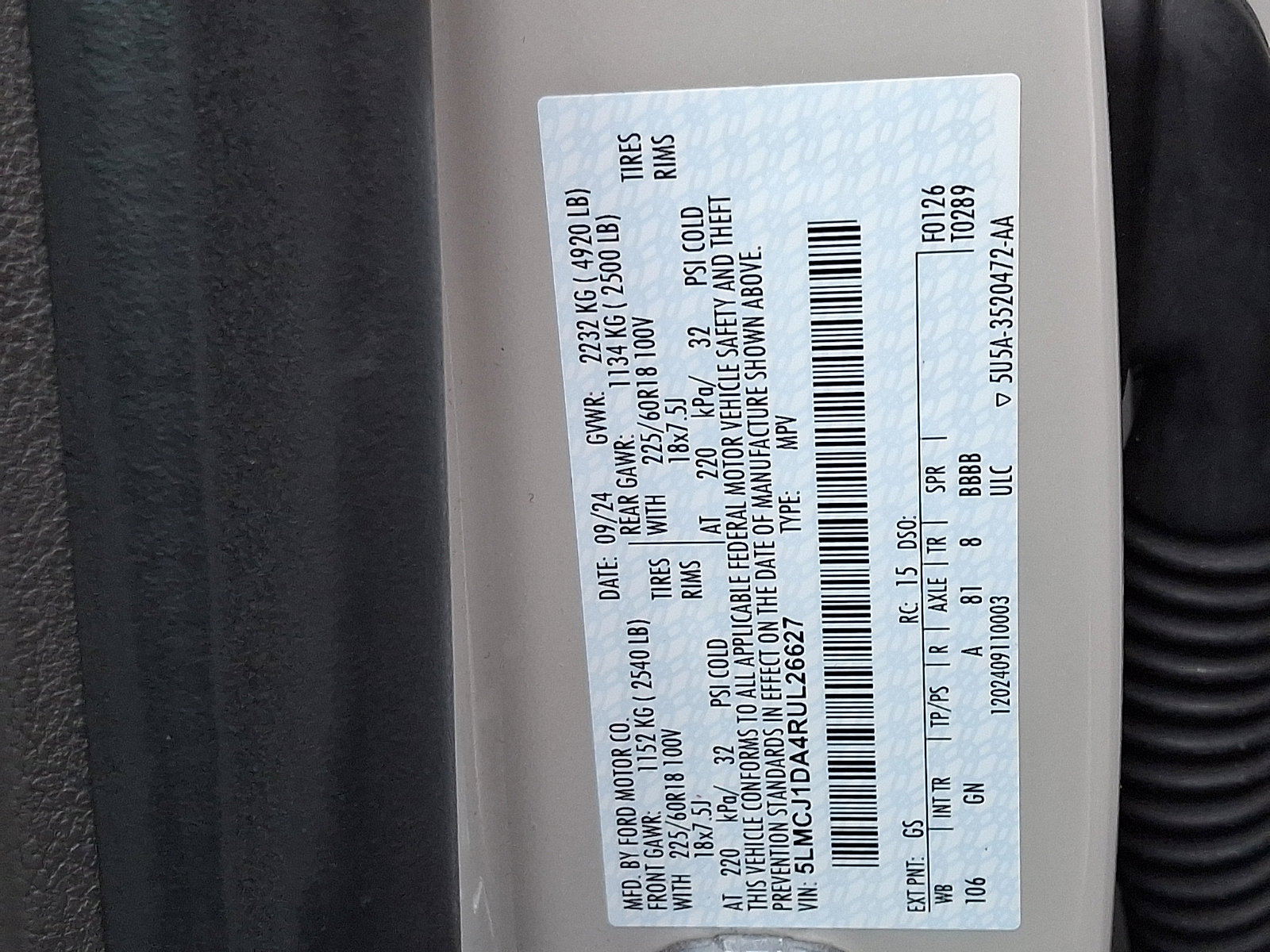 Used 2024 Lincoln Corsair AWD w/ Equipment Group 101A image 26