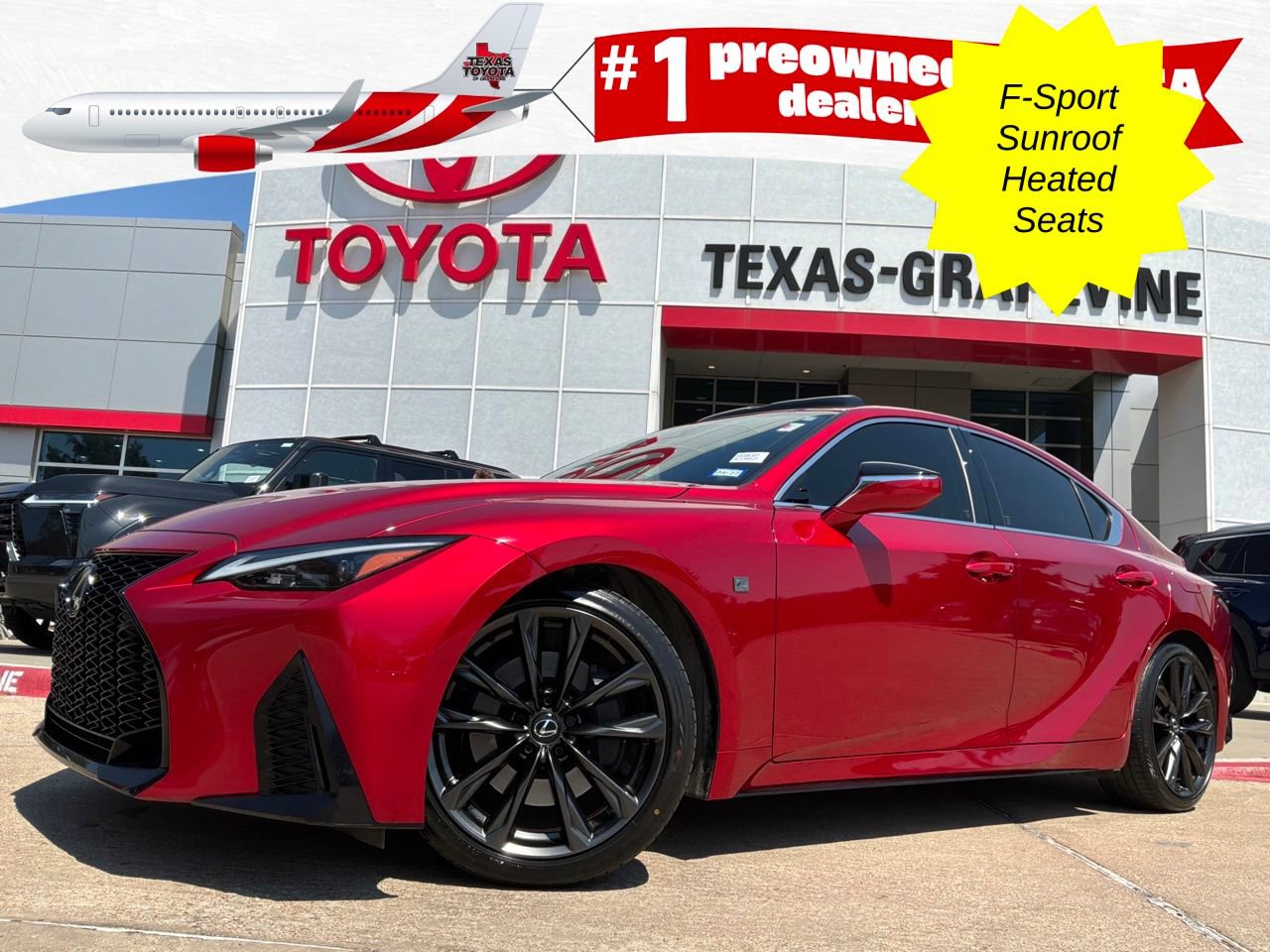Used 2025 Lexus IS 350 F Sport w/ Accessory Package RWD image 1