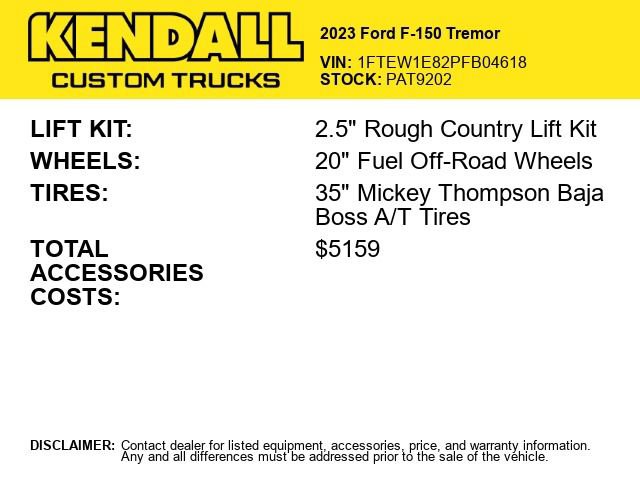 Used 2023 Ford F150 Tremor AWD/4WD image 2
