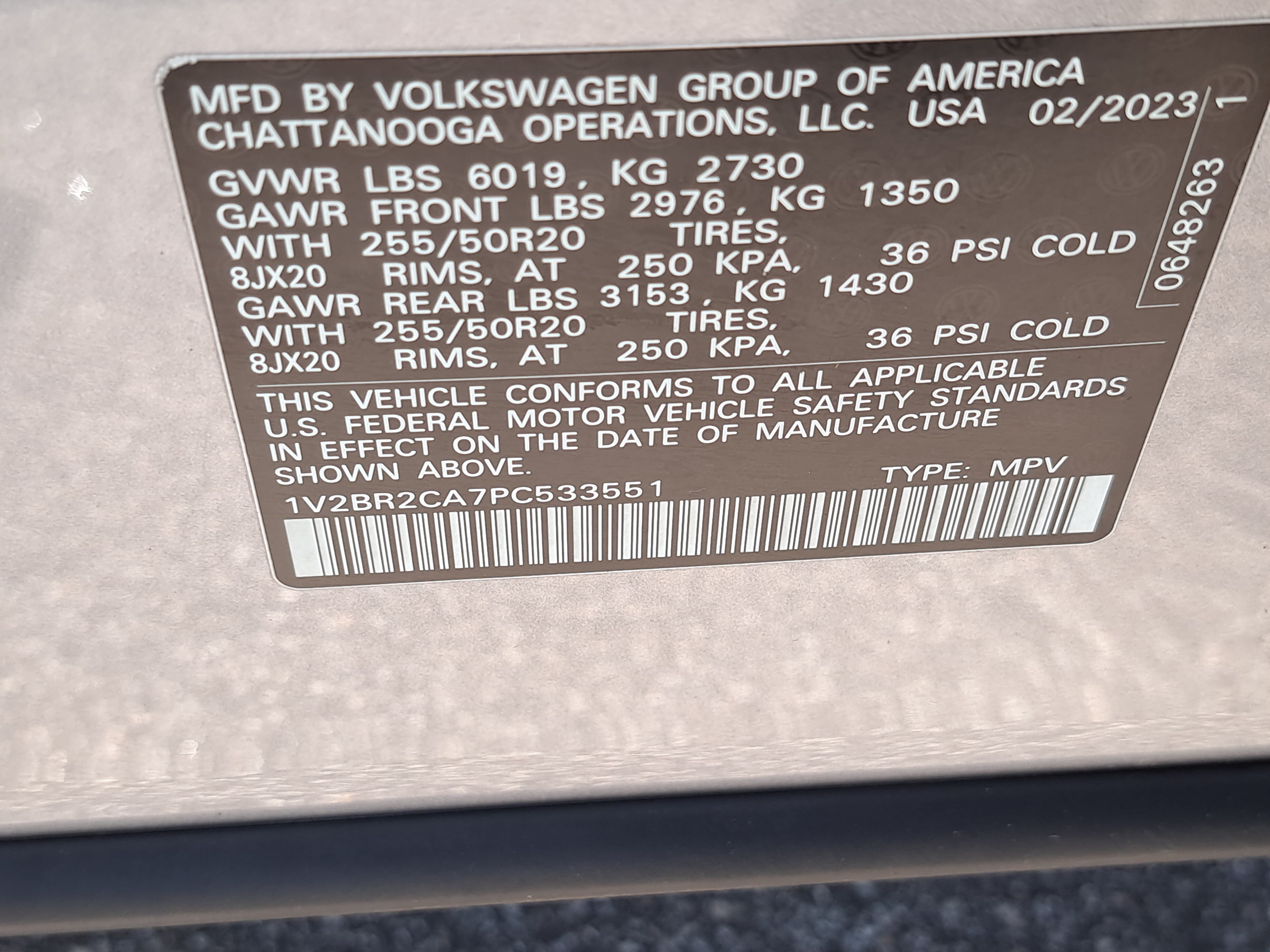 Used 2023 Volkswagen Atlas SEL AWD/4WD image 35
