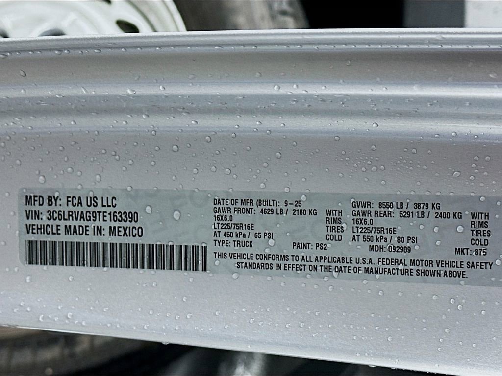 New 2026 RAM ProMaster 1500 w/ Convenience Group FWD image 18
