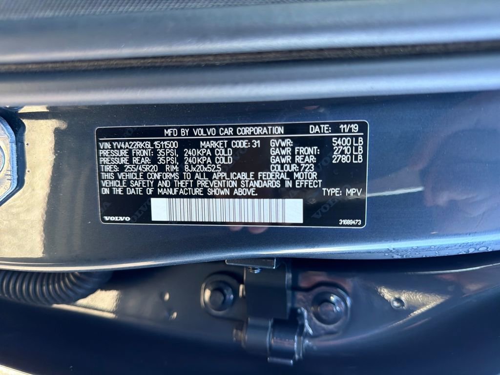 Used 2020 Volvo XC60 T6 Momentum image 25