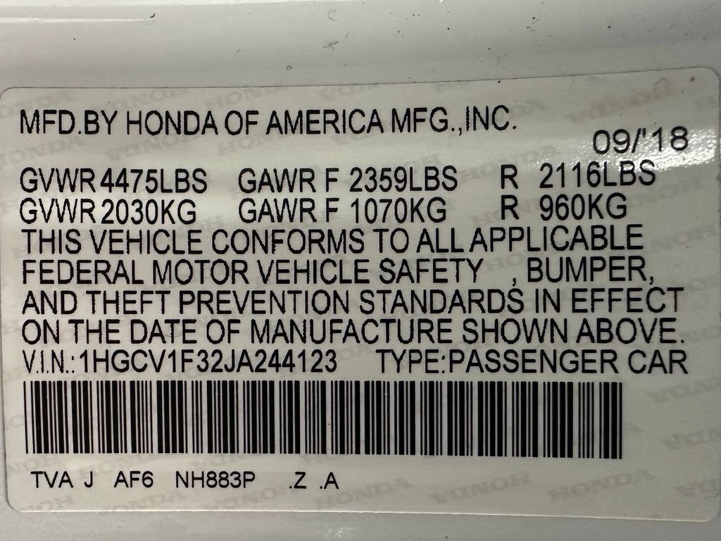 Used 2018 Honda Accord Sport image 11