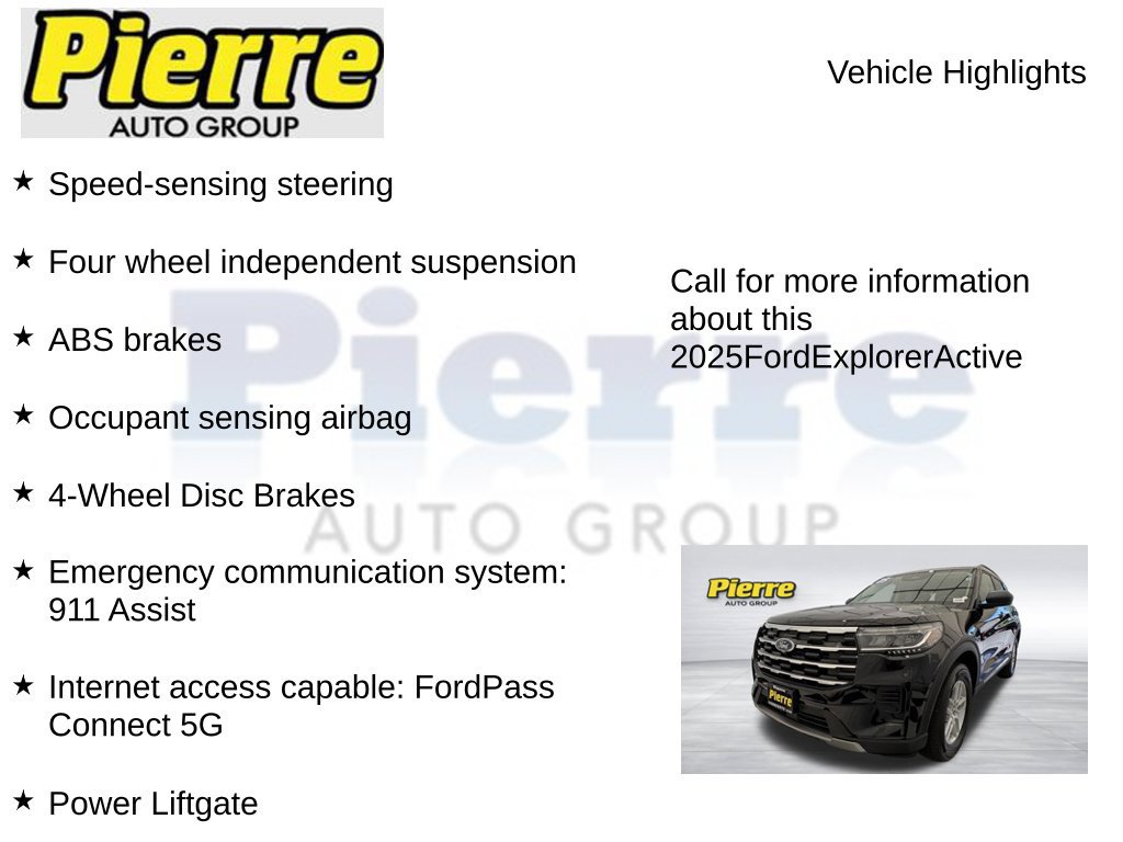Used 2025 Ford Explorer Active AWD/4WD image 14