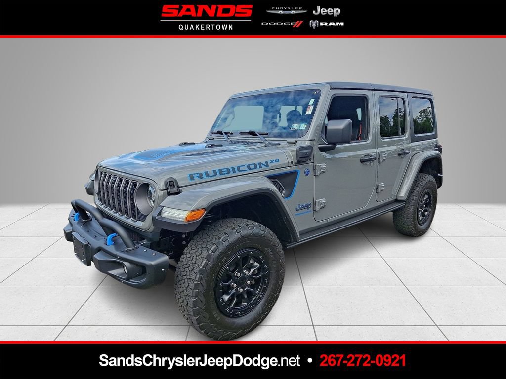Used 2023 Jeep Wrangler Unlimited Rubicon 4xe AWD/4WD image 1