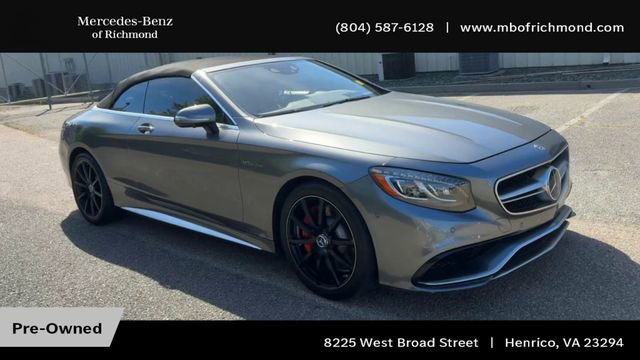 Used 2017 Mercedes-Benz S 63 AMG 4MATIC Cabriolet image 4