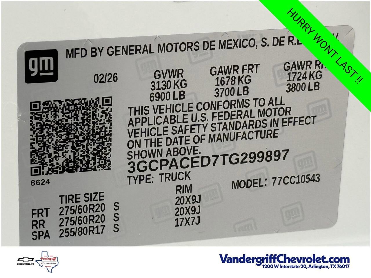 New 2026 Chevrolet Silverado 1500 LT w/ Texas Edition Plus RWD image 21