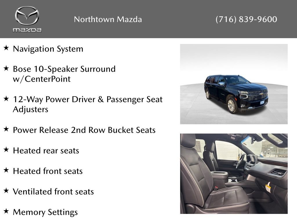 Used 2021 Chevrolet Suburban Premier image 2