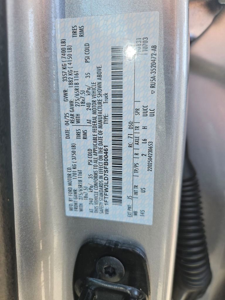 Used 2025 Ford F150 XLT w/ Equipment Group 301A Standard AWD/4WD image 30