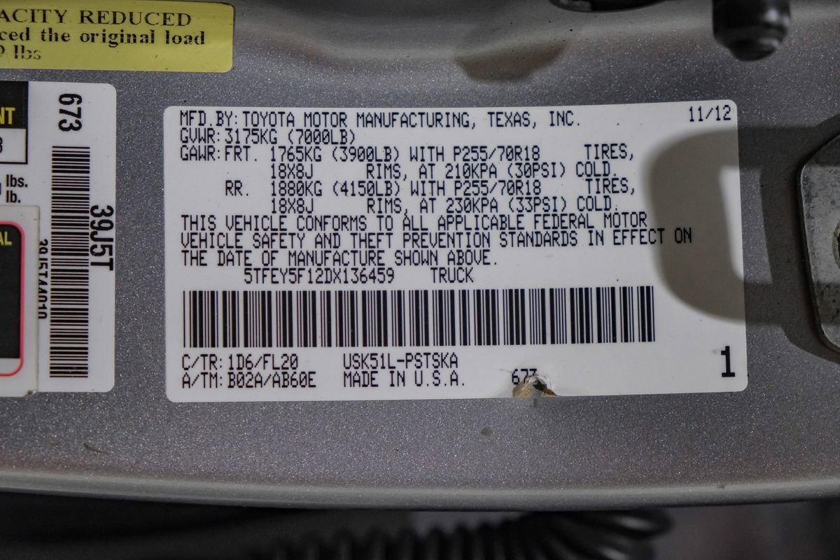 Used 2013 Toyota Tundra Grade w/ Tow Pkg image 62