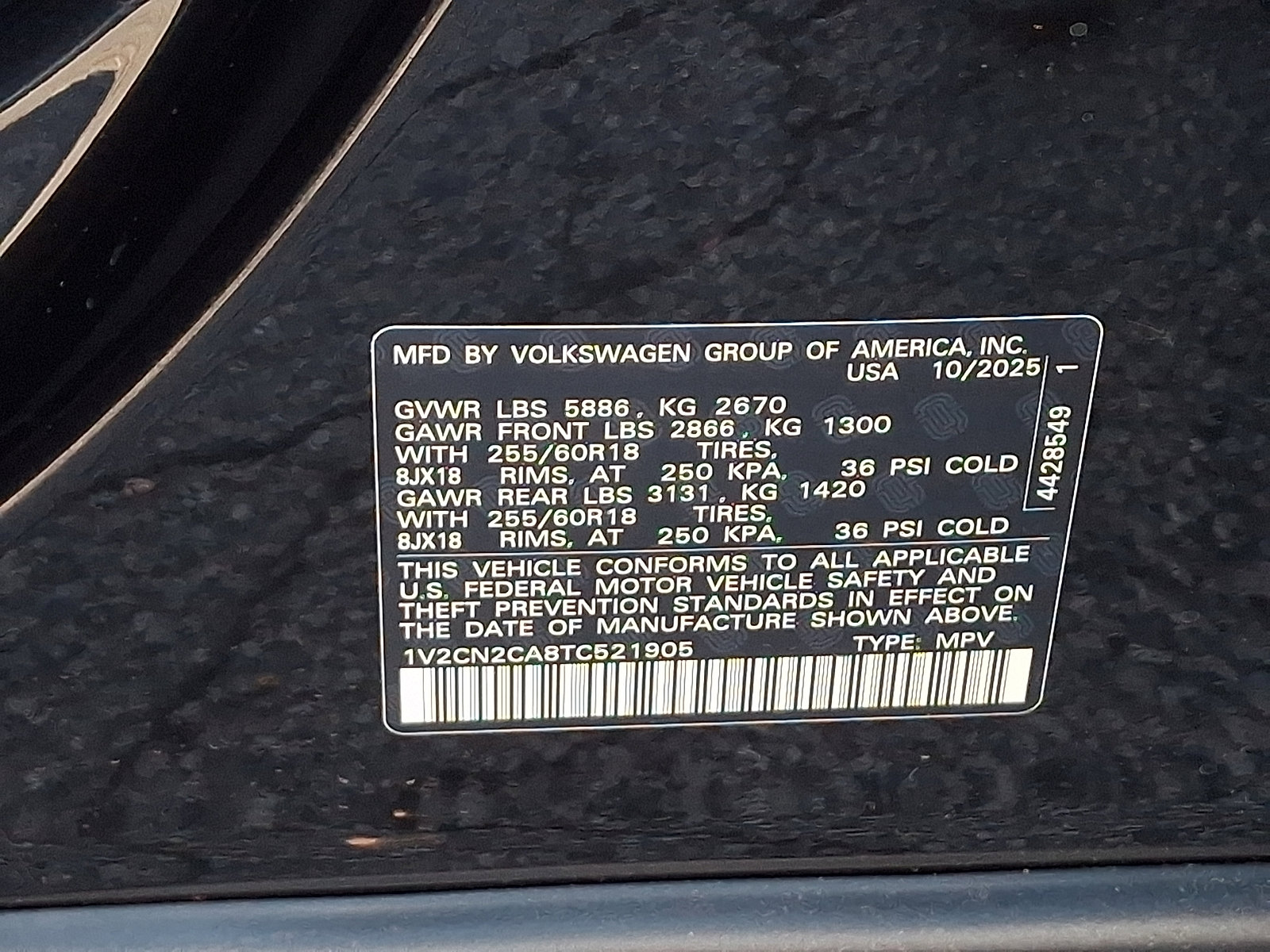 New 2026 Volkswagen Atlas Peak Edition image 18