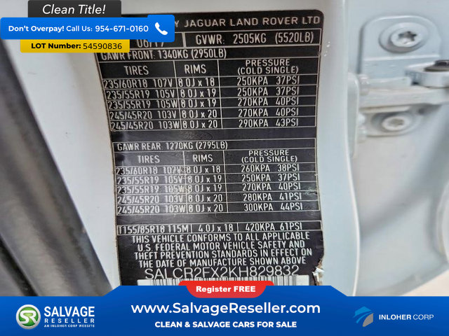 Used 2019 Land Rover Discovery Sport HSE AWD/4WD image 16