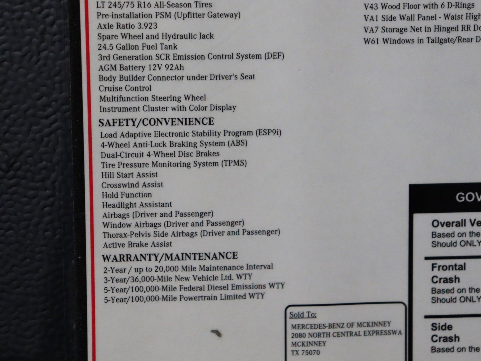 New 2025 Mercedes-Benz Sprinter 2500 image 45