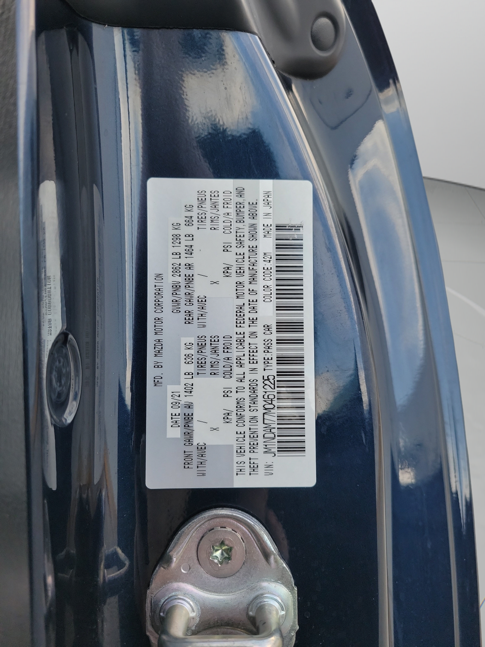 Used 2021 MAZDA MX-5 Miata RF Grand Touring RWD image 33