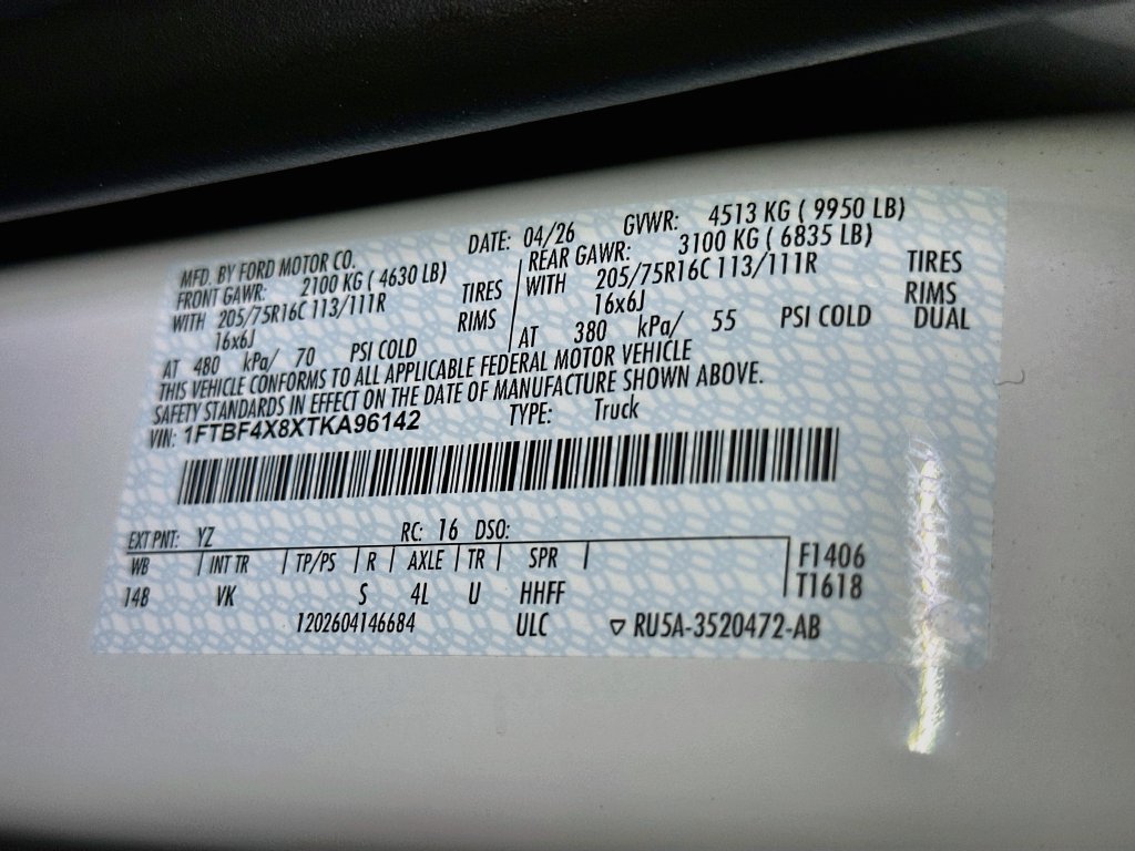 New 2026 Ford Transit 350 148 High Roof Extended DRW w/ Load Area Protection Package RWD image 17